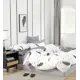 Комплект постельного белья Tango Twill TPIG5-1684-50 код1059, семейный, сатин, цвет белый