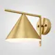 Светильник бра настенный Imperiumloft Flos captain flint cone wall 143936-22 цвет латунь
