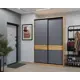 Шкаф-купе МК Мама BS12-6.2D 125x230x60 см ЛДСП цвет серый