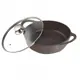 Сотейник с крышкой Kelli KL-4084-32 32 см алюминий цвет коричневый