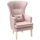 Кресло R-home Сканди Хилтон 78x118x77 см цвет розовый