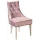 Стул R-Home Ларедо 52x91x65 см микровелюр цвет розовый