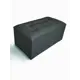 Банкетка Сонли с ящиком 40.5x40.5x75.5 см цвет черный ворс