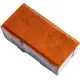 Плитка тротуарная брусчатка Кирпичик 200x100x40 мм оранжевый