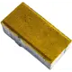 Плитка тротуарная брусчатка Кирпичик 200x100x40 мм желтый