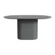 Обеденный стол овальный Ellipse Furniture Type 160x75x95 см дерево цвет серый