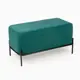 Банкетка Клик мебель Amola 80x43x40 см цвет зеленый