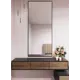 Зеркало интерьерное в алюминиевой раме настенное ONE Mirror 150x70 см черное