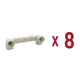 Водорозетка Valtec VTp.724.0.02504 25x1/2" мм полипропилен 8 шт.
