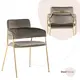 Стул кухонный Стул груп Полин 79x53x59 см велюр цвет коричневый FDC6085 Brown FUT-54
