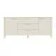 Тумба напольная Ellipse furniture Type 3 ящика 178x51x80 см МДФ цвет молочный