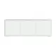 Тумба напольная Ellipse furniture Hub 3 двери 148x55x53.4 см МДФ цвет белый