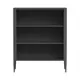 Стеллаж с полками Ellipse furniture Type 100x120x45 см МДФ цвет темно-серый
