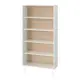 Стеллаж с полками Ellipse furniture Hub L 100x199.2x36 см МДФ цвет белый/натуральный