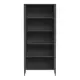 Стеллаж с полками Ellipse furniture Type 90x202x45 см МДФ цвет темно-серый