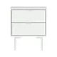 Тумба прикроватная Ellipse furniture HU010103290101 47.4x54.8x40.8 см 2 ящика МДФ цвет белый