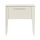 Тумба прикроватная Ellipse furniture 50x50x41 см 1 ящик МДФ цвет молочный