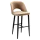 Барный стул R-home Lars 52.5x105x57.5 см цвет бежевый/черный