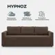 Раскладной диван Hypnoz Aspen 233x85x98 см велюр цвет коричневый