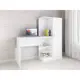 Компьютерный стол Клик мебель Квартет-6 145x135x50 см ЛДСП цвет белый