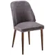 Стул R-home Alen 89x61x48 см велюр цвет серый/темный орех