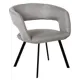 Стул R-home Hugs Arki 69.5x55x56.5 см рогожка цвет серый