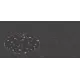 Декоративная кухонная панель Югplastмаркет Кристалл 300x60x0.15 см ПВХ цвет темно-серый
