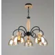 Люстра подвесная Мелодия света New classic 000060419 5 лампы 15 м² цвет белый