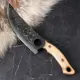 Кухонный нож Simaland лезвие 20 см цвет бежевый