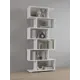Стеллаж с дверью Ам мебель Змея 70x163x24 см дерево цвет белый