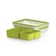 Контейнер для пищевых продуктов Tefal K3100412 1.2 л пластик цвет прозрачный/салатовый