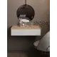 Тумба с бортиком с выдвижными ящиками Storys Сити 40x18x34 см 1 ящик ЛДСП цвет белый/дуб сонома