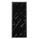Дверь межкомнатная глухая с замком в комплекте Invisible Cleaf FC99 80x200 мм HPL правая цвет черный