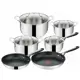 Набор посуды 10 предметов Tefal Jamie Oliver Kitchen Essentials нержавеющая сталь цвет стальной