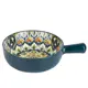 Кокотница Nouvelle Arabesque 16x5.80x21.50 см фарфор цвет зеленый