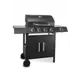 Гриль газовый MaxGrill QL-03 с 4 и 1 конфорками 120x48 см