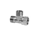 Тройник Aqualink 1"x1"x1" ВР-НР латунь 04520