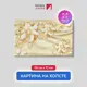 Картина на деревянном подрамнике Первое ателье "Красивые цветы на ткани" 115x72 см