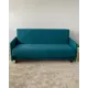 Диван Эфетто Ромб RS 29 230x88x92 см велюр цвет бирюзовый