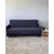 Диван Эфетто Ромб Ромб RS 27 230x88x92 см велюр цвет серый
