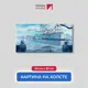 Картина на деревянном подрамнике Первое ателье "Вид на эрмитаж" 60x30 см