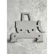 Крючок для одежды Мастерская Уюта Зонт 20x17x2.50 см цвет серый