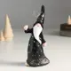 Фигура декоративная Дед мороз в чёрном наряде в горох 9488118 Simaland 18.2 см цвет черный
