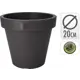 Кашпо 54199410-20 Koopman 12 см 20 см 12 л пластик черный
