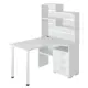 Компьютерный стол Мэрдэс СР-132-140 БЕ-ПРАВ 101x163x140 см ЛДСП белый