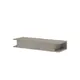 Настенная консоль Мэрдэс КП2 Н 90x28.5 см ЛДСП цвет серо-бежевый