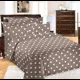 Комплект постельного белья Home Mercury Горошинки 29397, евро, перкаль, цвет коричневый