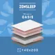 Матрас ZonSleep Millenium 140x200 см независимый пружинный блок, двуспальный