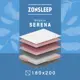 Матрас ZonSleep Ultra 180x200 см независимый пружинный блок, двуспальный