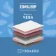 Матрас ZonSleep Hard 160x200 см независимый пружинный блок, двуспальный